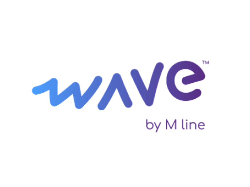 wave by m line logo